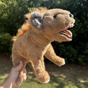 Discovery Channel Spotted Laughing Hyena Plush‎ Stuffed Animal 2000 12" Rare Toy